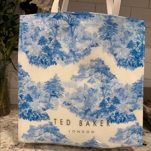 Ted Baker Blue and Cream Scenic Tote